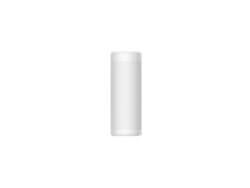 White cylindrical lip balm
