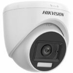 Hikvision security camera close-up view
