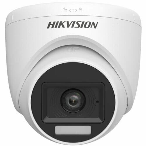 Hikvision security camera close-up view