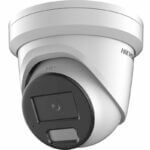 Hikvision dome security camera close-up view
