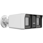 Hikvision security camera with dual lens.