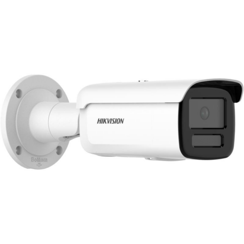 Hikvision security camera on wall mount