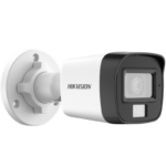 Hikvision outdoor security camera wall-mounted.