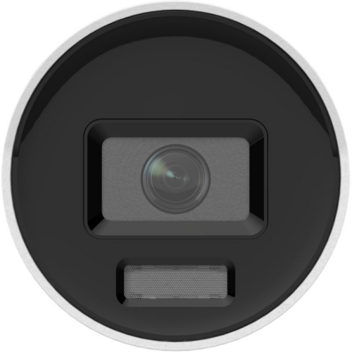 Close-up of a modern camera lens