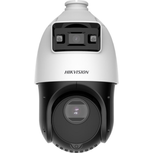 Hikvision outdoor security camera close-up