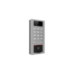 Security access keypad with camera and card reader.