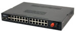 Netonix 24 Port Managed 400W Isolated Passive DC POE Switch + 2 SFP Uplink Ports