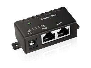 Acconet 1 Port Passive Power Over Ethernet Injector Gigabit