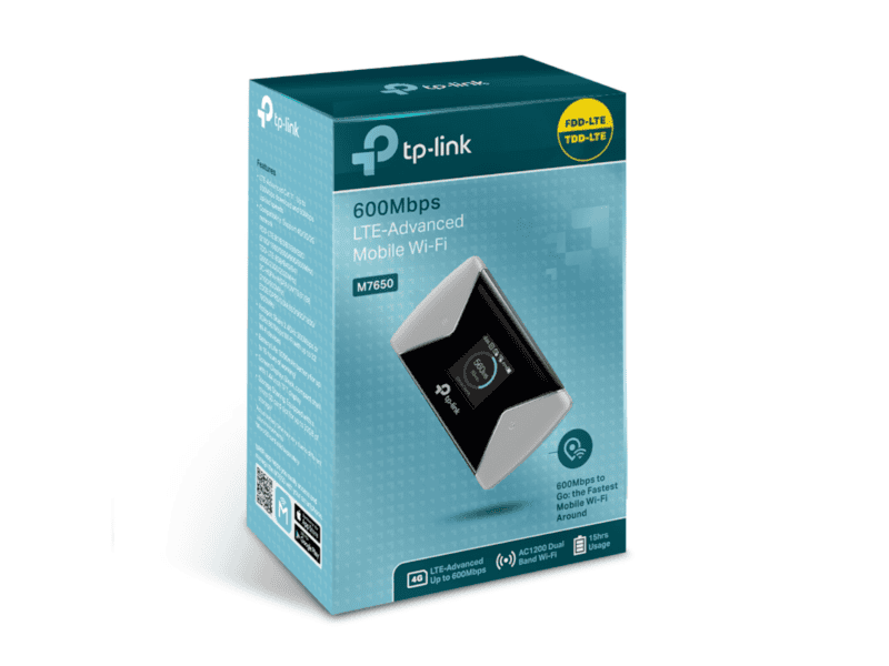 tp link m7650 600mbps 4g lte advanced mobile wi fi router