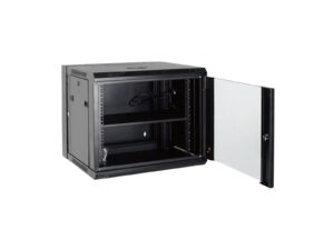 Acconet 9U Fixed Wall Mount Swing Box 450mm