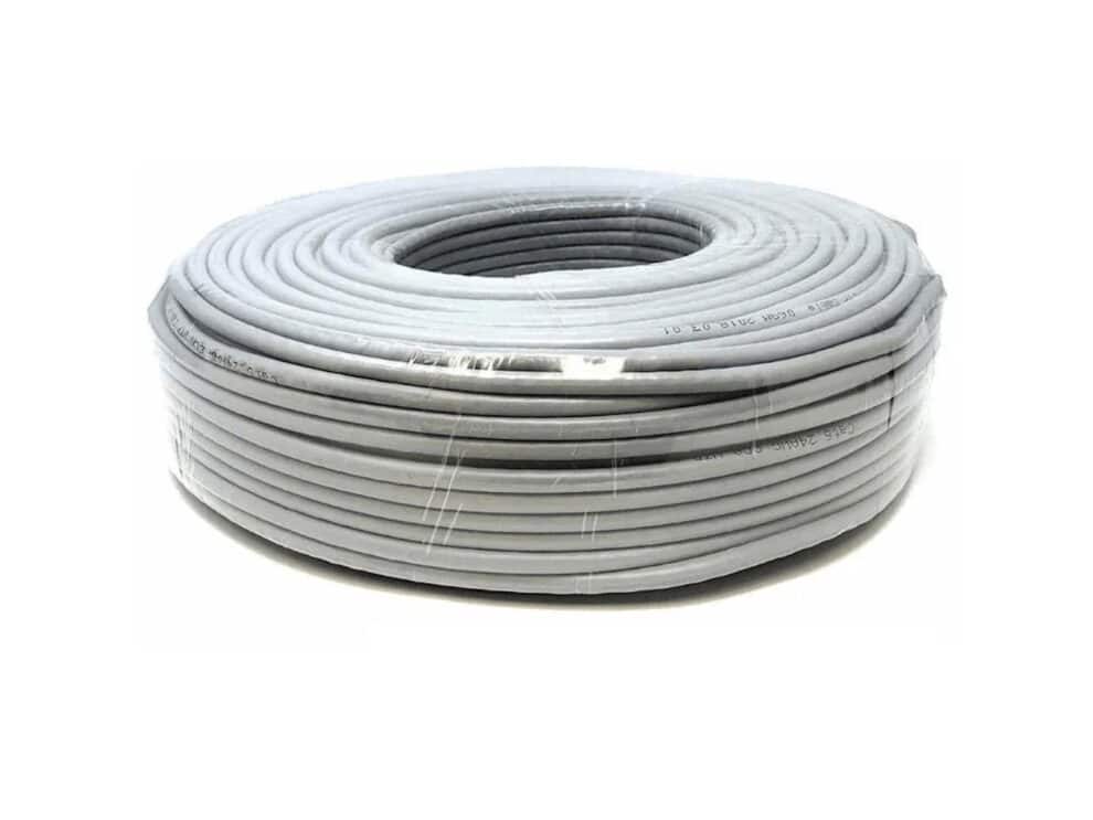CAT6 100m Pull box Roll, White, Solid Copper, CAT6 Cable
