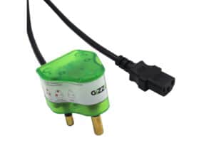 Gizzu Surge Protector 10A Kettle Plug Cable - 1.5M