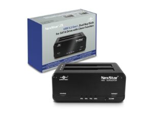 Vantec NexStar JX Dual Bay Dock for SATA Drive with Clone Function