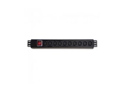 Power Distribution Unit, 1U, 10 way, 3 Pin SA plug