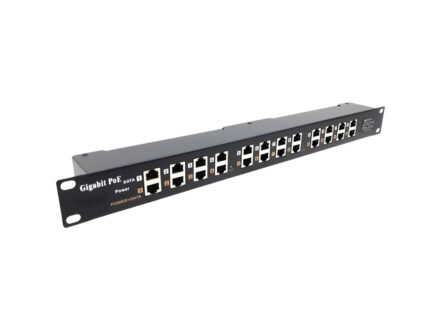 Rackmount 12 Port Passive PoE Injector - tech.co.za