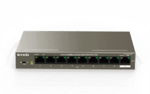 Tenda 9Port Fast Ethernet Switch with 8 Port PoE