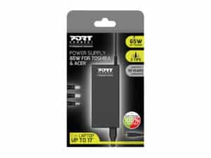 Port Connect 65W Notebook Adapter Acer and Toshiba
