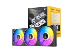 Antec Connect 120 Reverse ARGB PWM Fan 3 Pack - Black
