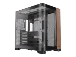 Antec C8 Curved Wood E-ATX | ATX | Micro-ATX | ITX Dual Chamber Gaming Chassis - Black