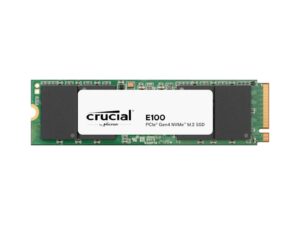 Crucial E100 480GB PCIe Gen4 2280 NVMe M.2 SSD