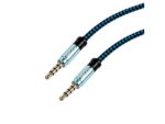 Gizzu 3.5mm AUX Cable 1.5m - Black/Blue
