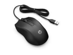 HP 105 Black Wired Mouse