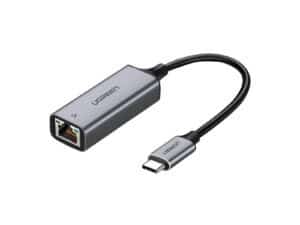UGREEN CM199-50737 Type-C to Gigabit Ethernet Adapter - Silver