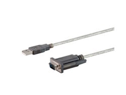 LinkQnet 1.5m USB2.0 to DB9 RS232 Serial Converter