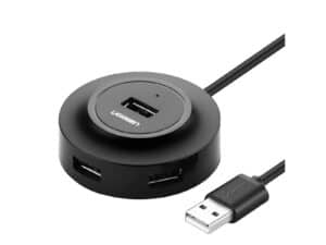 UGREEN 4-IN 1 USB 2.0 Hub (20777) - Black