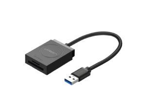 UGREEN USB 3.0 Dual Slot Card Reader for SD/TF Cards – 5Gbps Data Transfer