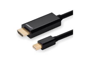 UGREEN Mini DisplayPort Male to 4K@30Hz HDMI Cable 1.5m - Black