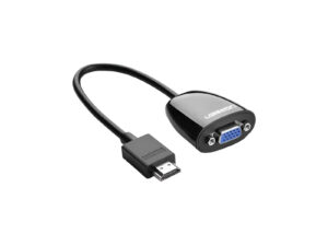 UGREEN HDMI to VGA Converter, 1080p Video Adapter - Black