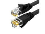 UGREEN NW102 Cat6 U/UTP Flat Ethernet Cable 0.5m - Black