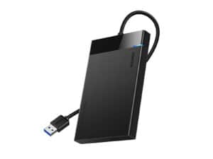 UGREEN USB 3.0 to 2.5” SATA Hard Drive Enclosure (Non-Detachable Cable)
