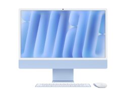 Apple 24"iMac with Retina Display - M4, 16GB RAM, 256GB SSD, MacOS, Blue