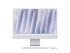 Apple 24" iMac with Retina Display - M4, 16GB RAM, 256GB SSD, Mac OS, Silver