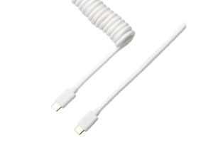 Keychron Coiled Aviator White Cable