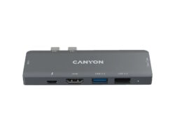 Canyon DS-5 7in1 Thunderbolt 3 Hub - Space Grey