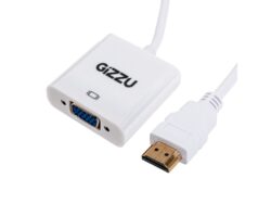 Gizzu 1080P HDMI to VGA Adapter with Audio