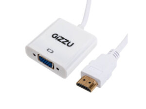 Gizzu 1080P HDMI to VGA Adapter with Audio