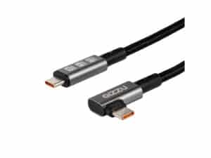 Gizzu 100W 10Gbps Type-C Angled 1m Cable