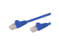 Linkqnet RJ45 CAT5e Anti-Snag Moulded PVC Network Flylead - Blue