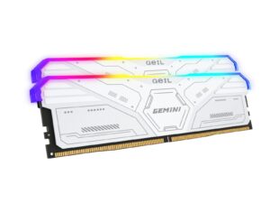 Geil Gemini RGB 64GB 6000MHz DDR5 Memory Kit - White