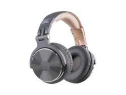Oneodio Pro 10 Professional Wired Over Ear DJ and Studio Monitoring Headphones - Grey/Gold