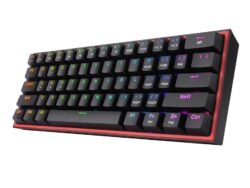 Redragon K617 FIZZ 60% Wired RGB Gaming Keyboard - Black
