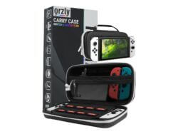 Orzly Travel Case for Nintendo Switch Oled model and standard Switch Console