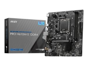 MSI H610M-S PRO LGA1700 M-ATX DDR4 Motherboard