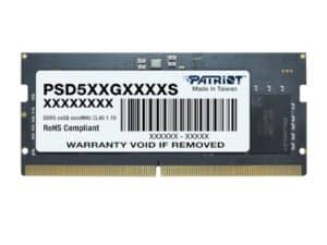 Patriot 8GB DDR5 4800MHz Single Rank Notebook Memory