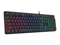 Redragon K521 Upgrade Rainbow LED 104-Key Membrane Gaming Keyboard