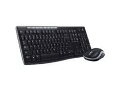 Logitech MK270 Wireless Keyboard and Mouse - Black